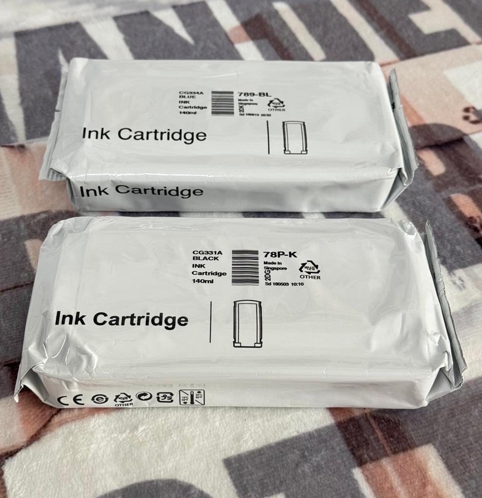 HP Ink Cartridge CG331A 78P-K black 789-BL Blue CG334A set, Computers en Software, Printerbenodigdheden, Ophalen of Verzenden