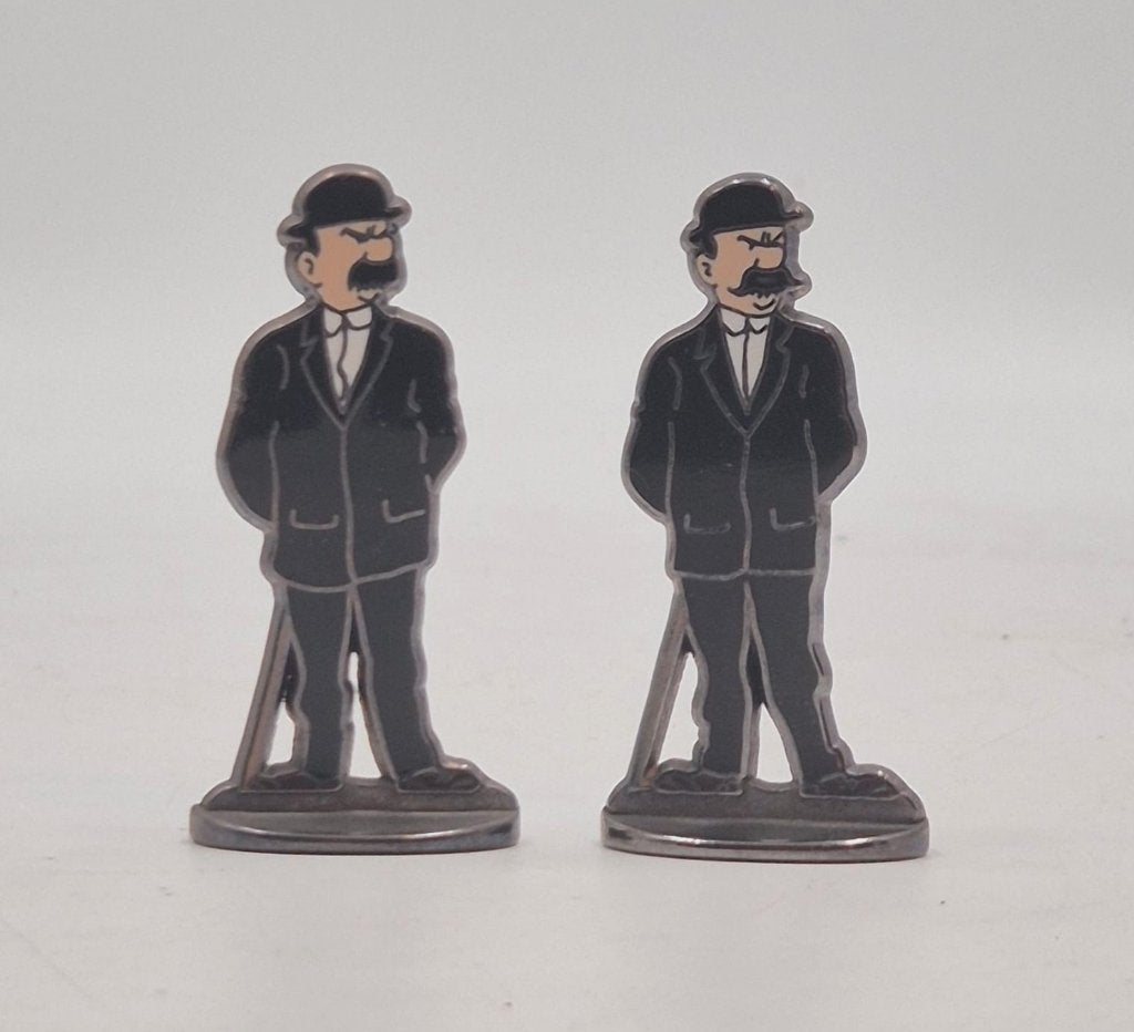 Plat d'étain Corner - Figurines de Dupond et Dupont, Ophalen of Verzenden