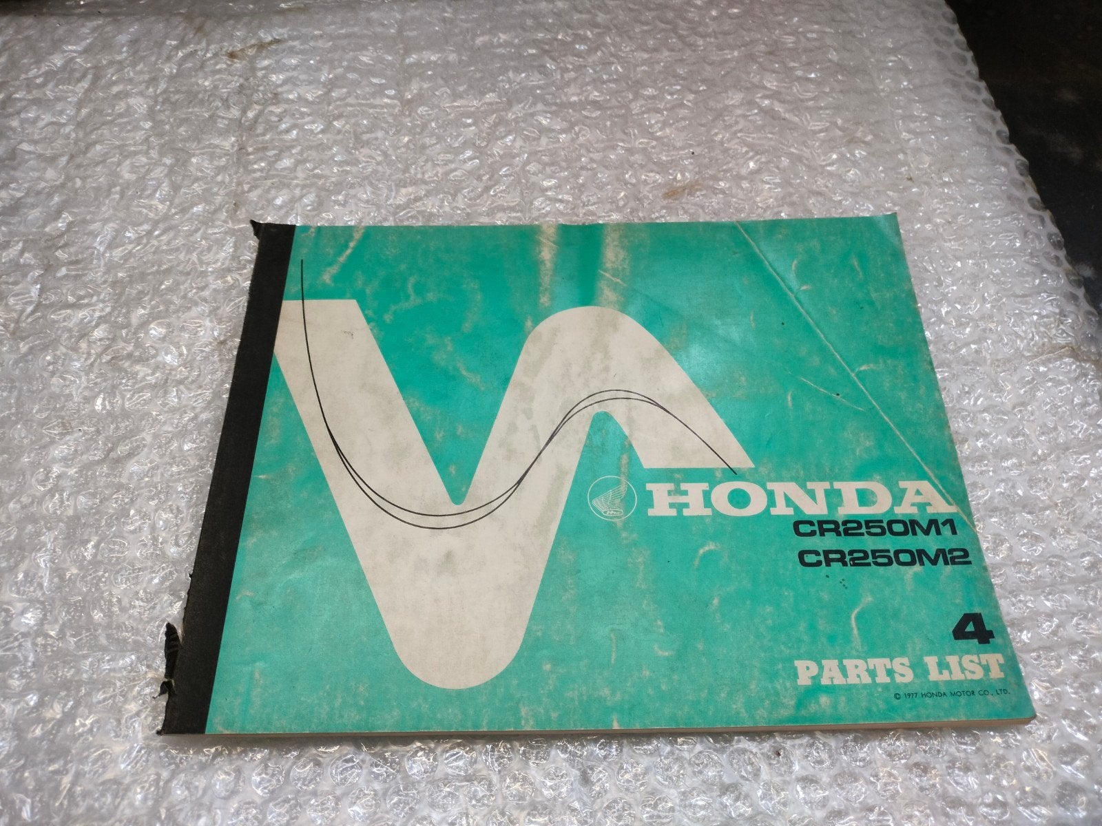 CR250M1,M2 originele Honda partslist, Ophalen of Verzenden, Honda