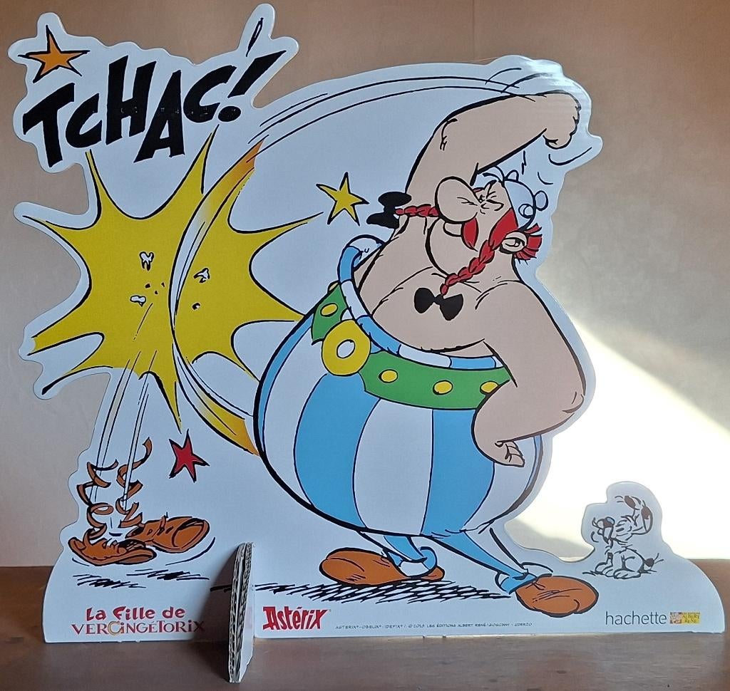 Astérix & Obélix reclamekaart, Verzamelen, Stripfiguren, Nieuw, Plaatje, Poster of Sticker, Asterix en Obelix, Ophalen