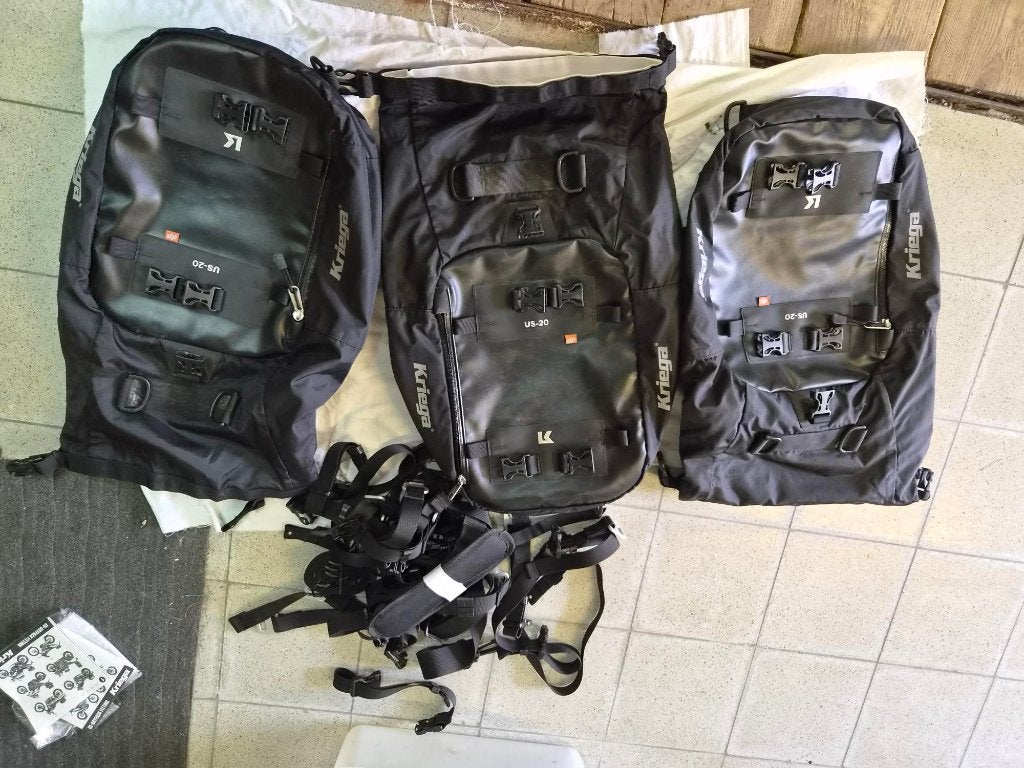 Kriega set: 3 x US 20, Motoren, Ophalen, Gebruikt