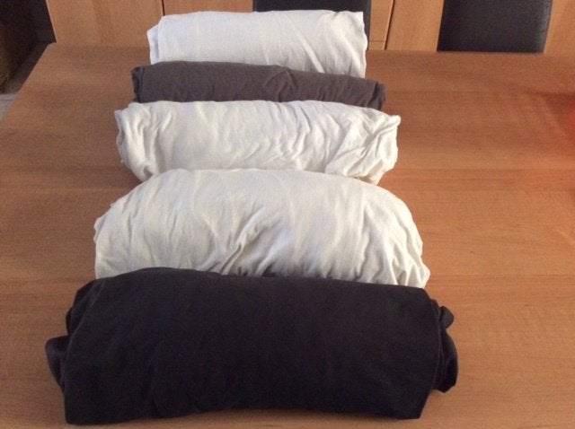 Te koop hoeslakens voor splittopper 2pers, Gebruikt, Overige kleuren, Hoeslaken of Sloop, Tweepersoons