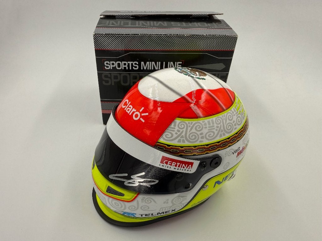 1/2 casque helmet F1 Perez 2012 (Sauber) signé, Enlèvement ou Envoi