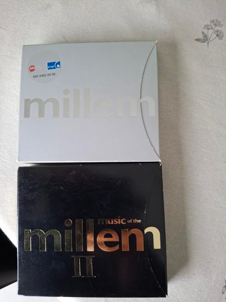 2 boîtes de 2 CD Millenium 1/2, Enlèvement ou Envoi