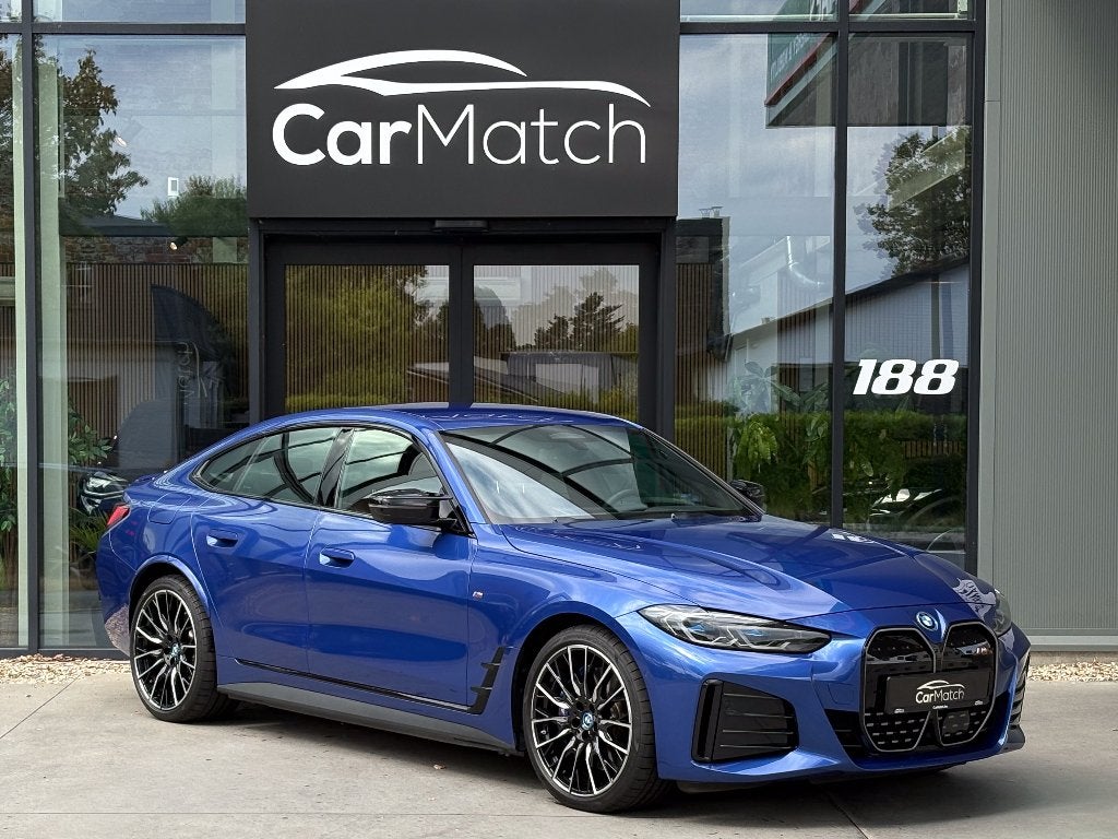 BMW i4 M50 - ACC | CAMERA | LASER, Auto's, Blauw, Alcantara, https://public.car-pass.be/vhr/2bd567f9-3209-4cc6-a05b-8027cc6c8161