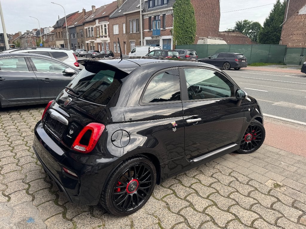 Fiat Abarth 595 120kw/163pk Zeer goede staat, Auto's, Zwart, Handgeschakeld, Elektrische ramen, Onderhoudsboekje