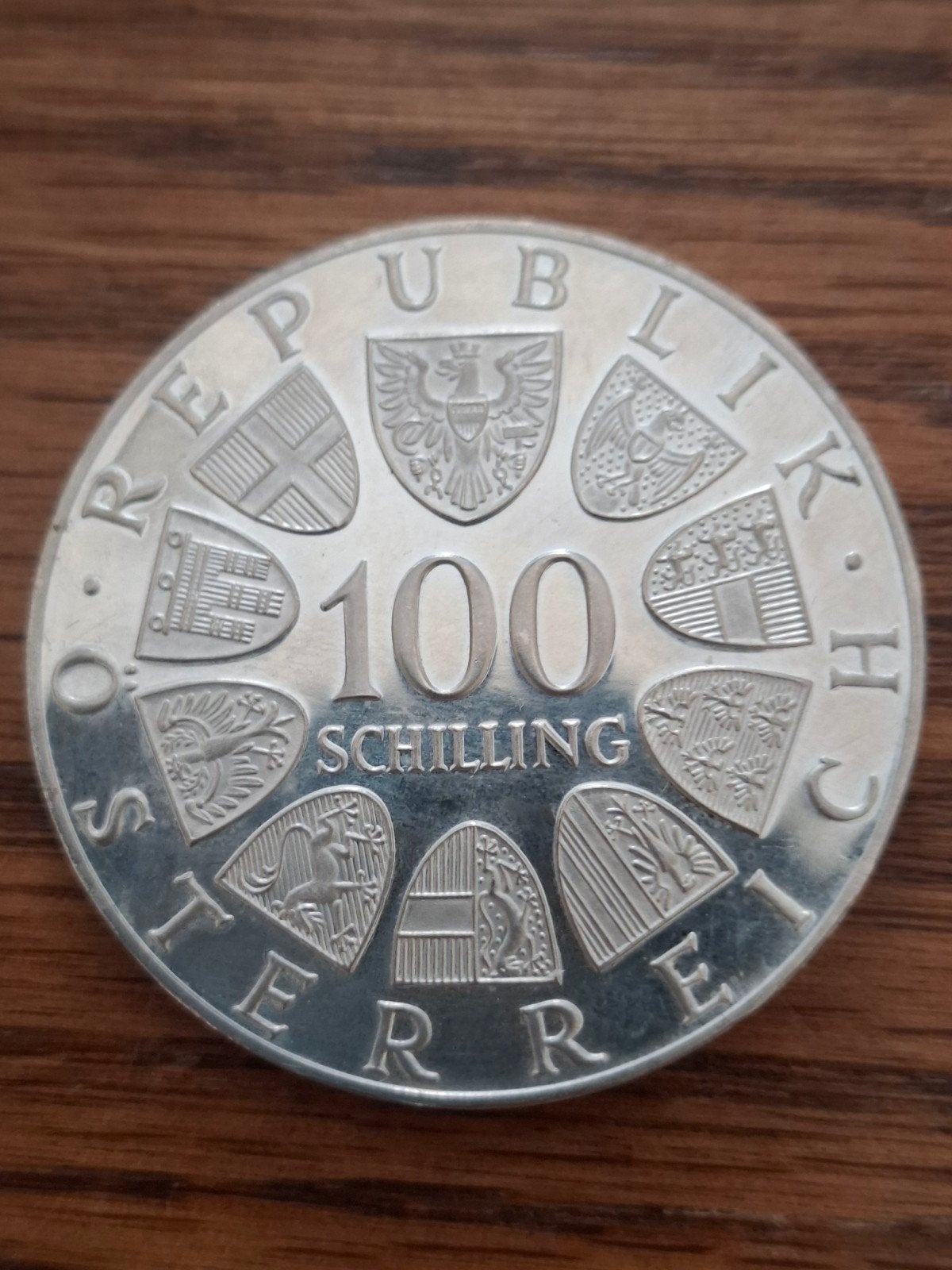 pièce d'argent jeu Olympic, Envoi, Autriche