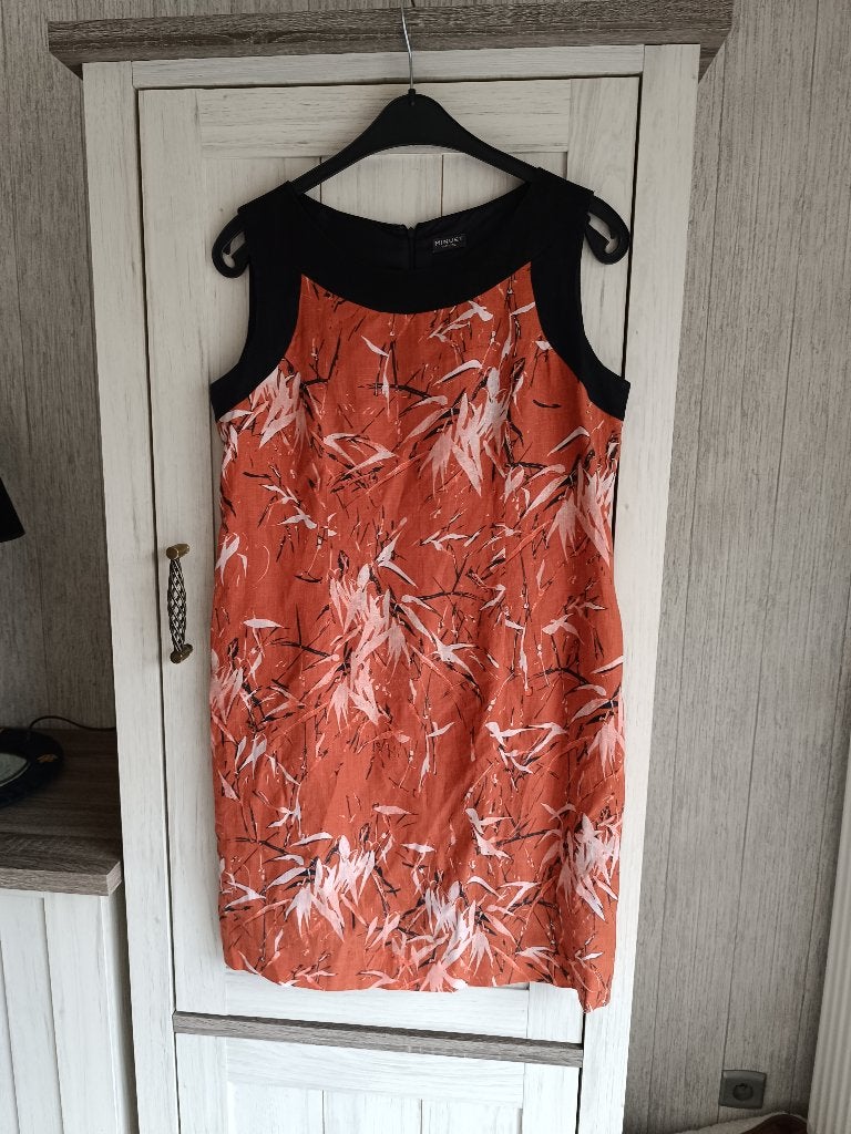 Linnen zomer kleedje Minuet Petite maat 44, Kleding | Dames, Minuet Petite, Ophalen of Verzenden, Zo goed als nieuw, Maat 42/44 (L)