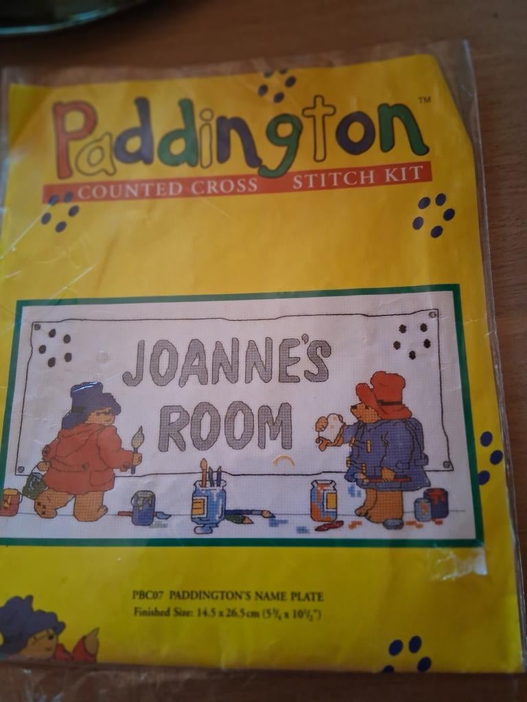 Borduurpatroon Beertje Paddington, Hobby & Loisirs créatifs, Broderie & Machines à broder, Enlèvement ou Envoi, Patron