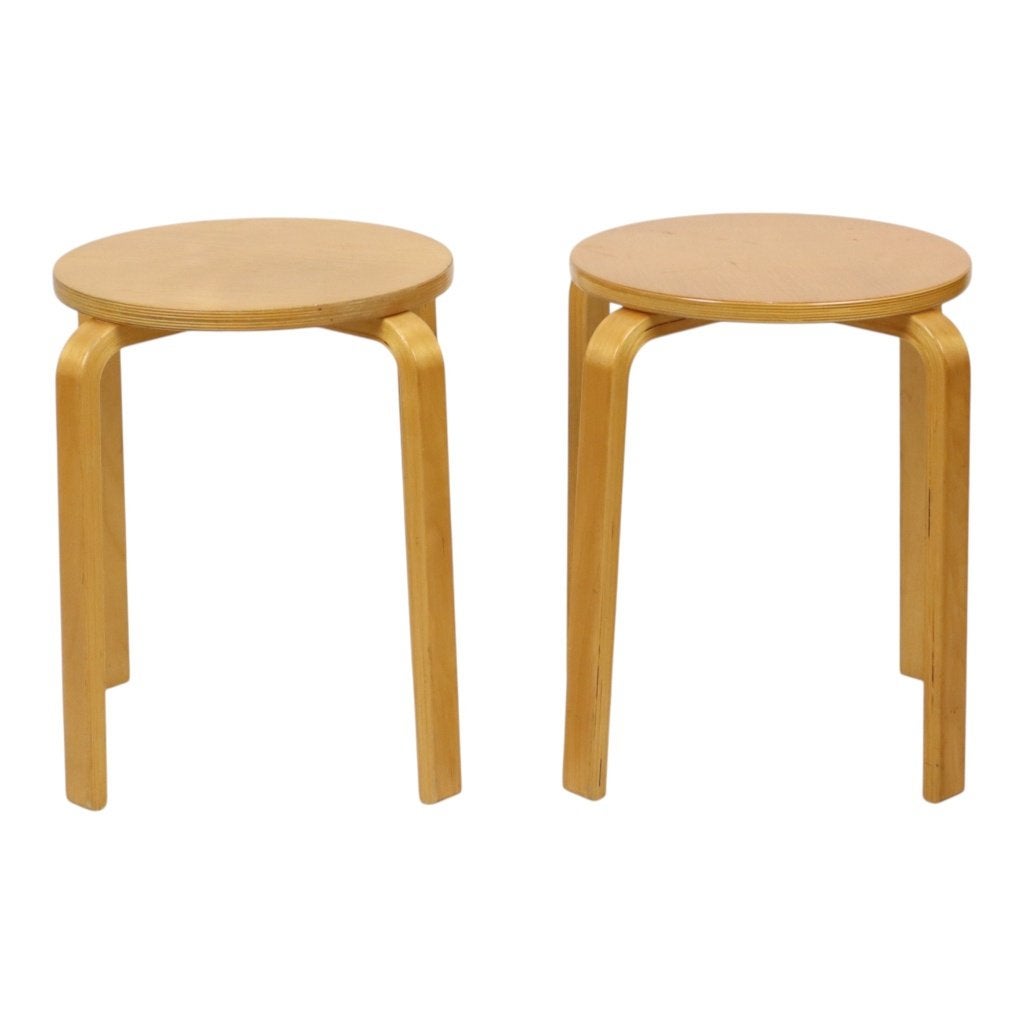 Set van 2 Vintage Ikea Frosta Krukken Beukenhout Jaren 90, Ophalen of Verzenden
