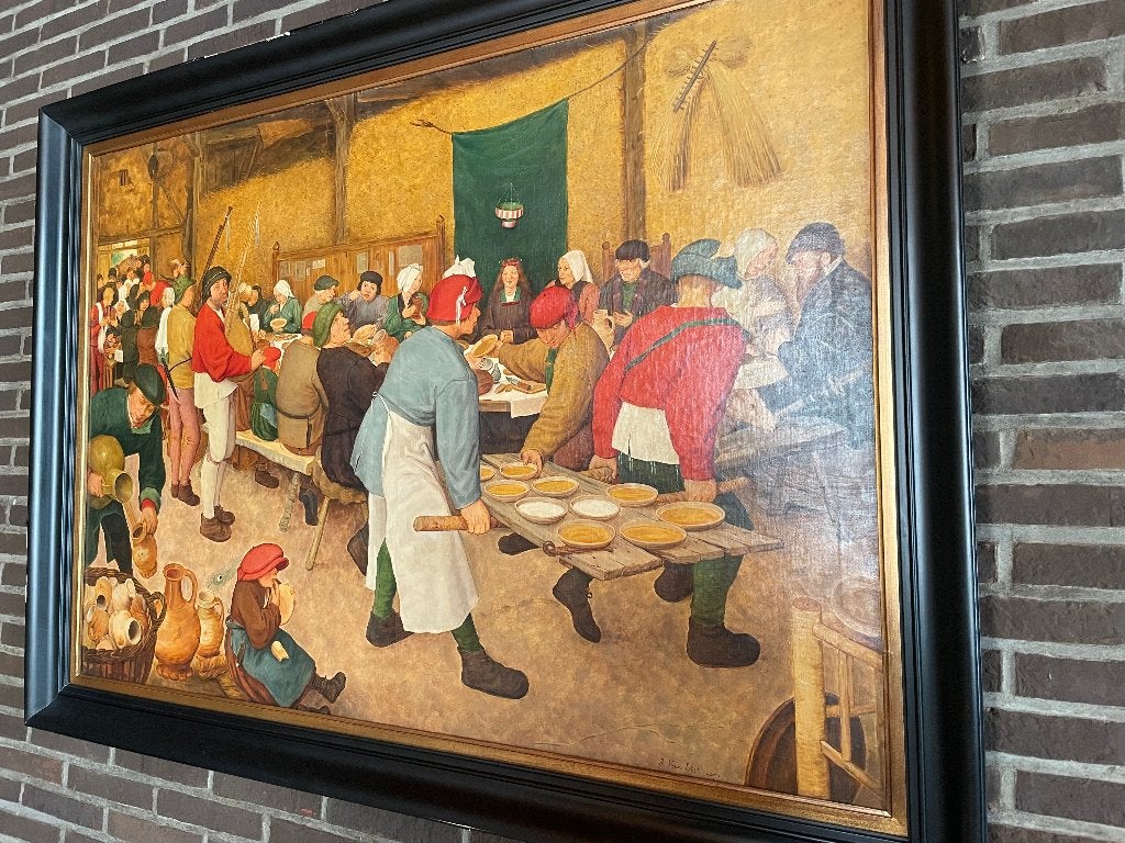 Schilderij Boerenbruiloft, Enlèvement, Classique, Encadré, Autres sujets