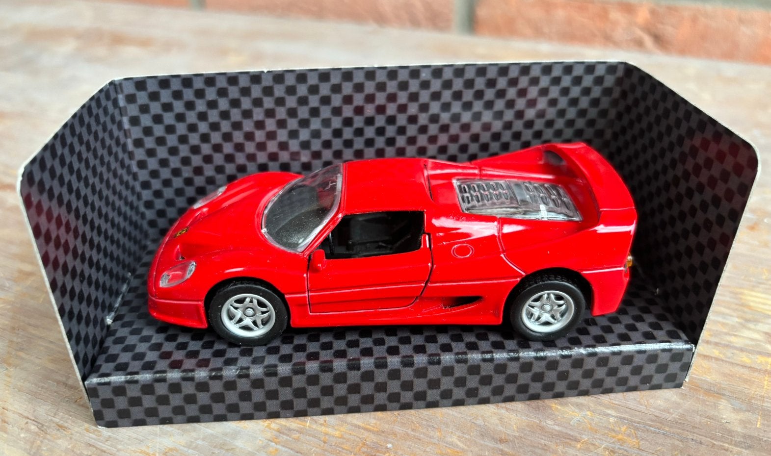 Ferrari F50 - Shell Ferrari Collection - schaal 1:43, Hobby en Vrije tijd, Ophalen of Verzenden, Zo goed als nieuw, Auto, Overige merken