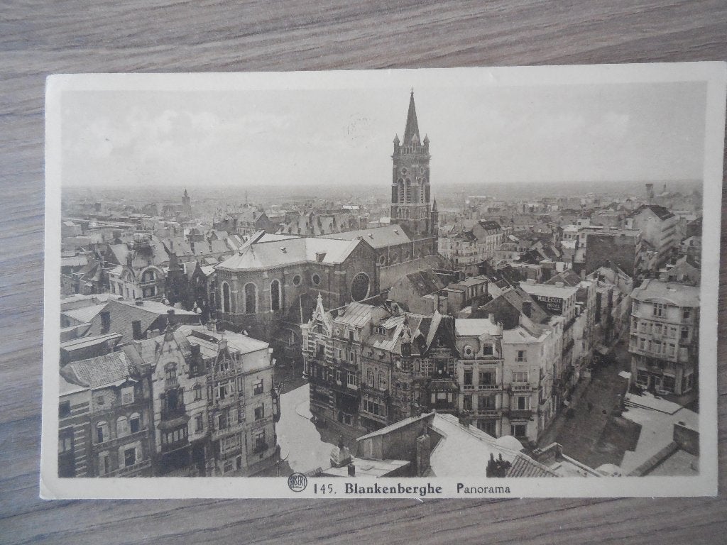 postkaart Blankenberge Panorama, Verzenden, 1920 tot 1940, Gelopen, West-Vlaanderen