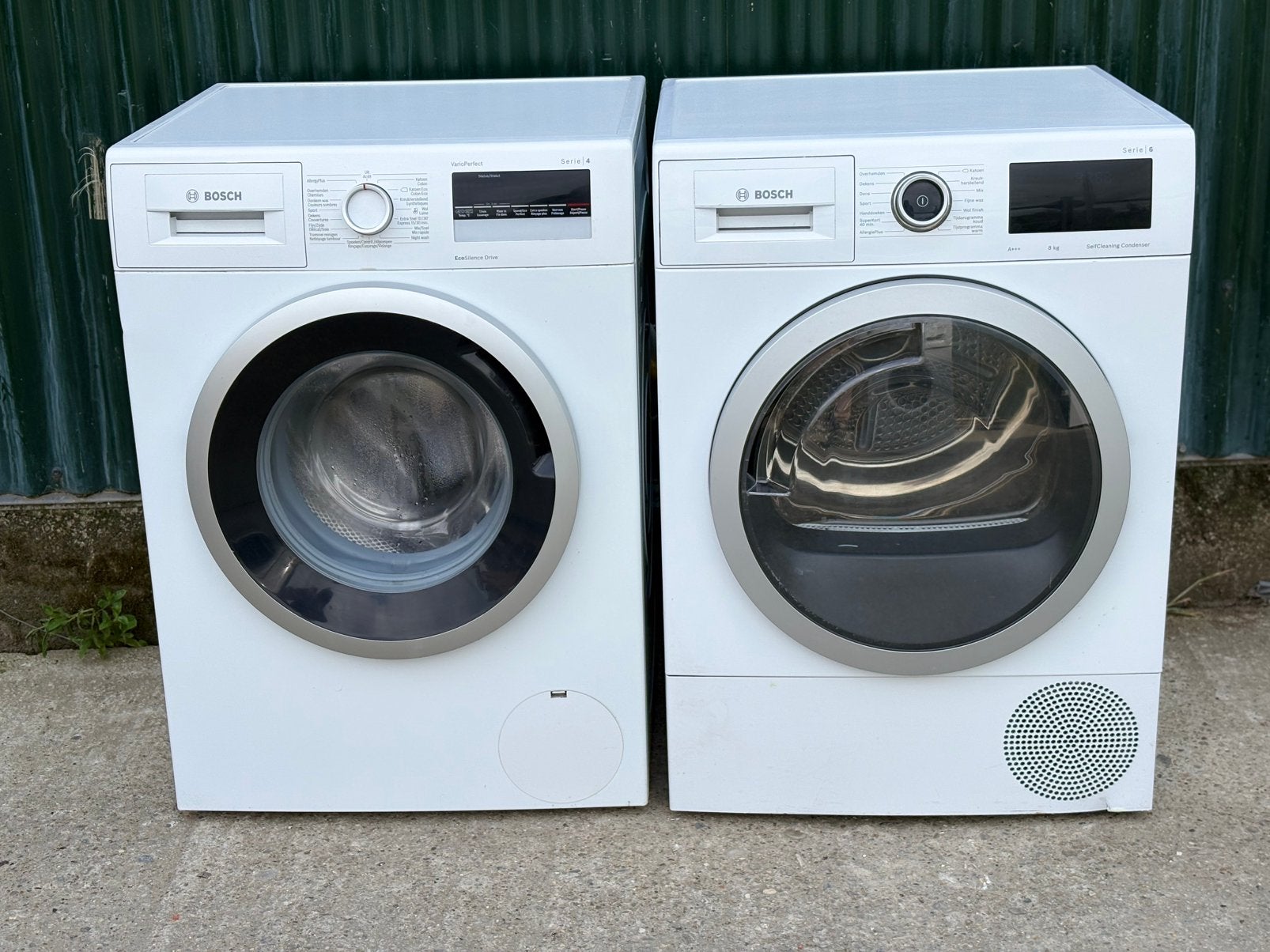 Wasmachine en Droogkast Bosch 8KG A+++ met garantie, Elektronische apparatuur, Ophalen of Verzenden
