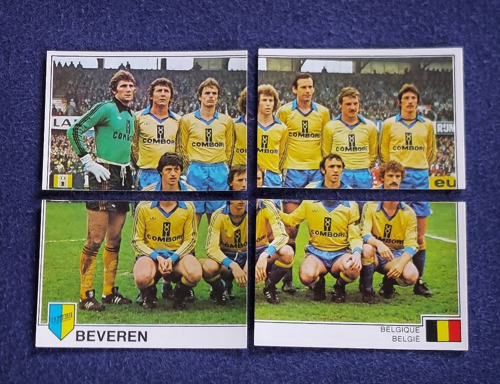 Panini stickers team BEVEREN ' EK Euro 1979 ' (JM Pfaff), Enlèvement ou Envoi, Neuf, Plusieurs autocollants