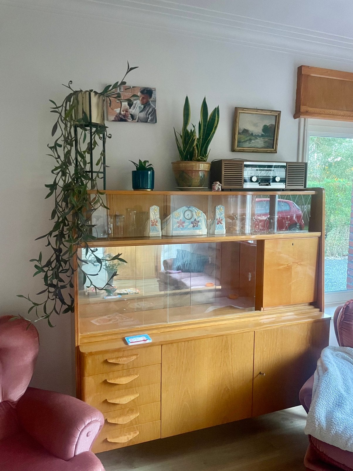 Vintage buffetkast, Huis en Inrichting, Ophalen, Zo goed als nieuw