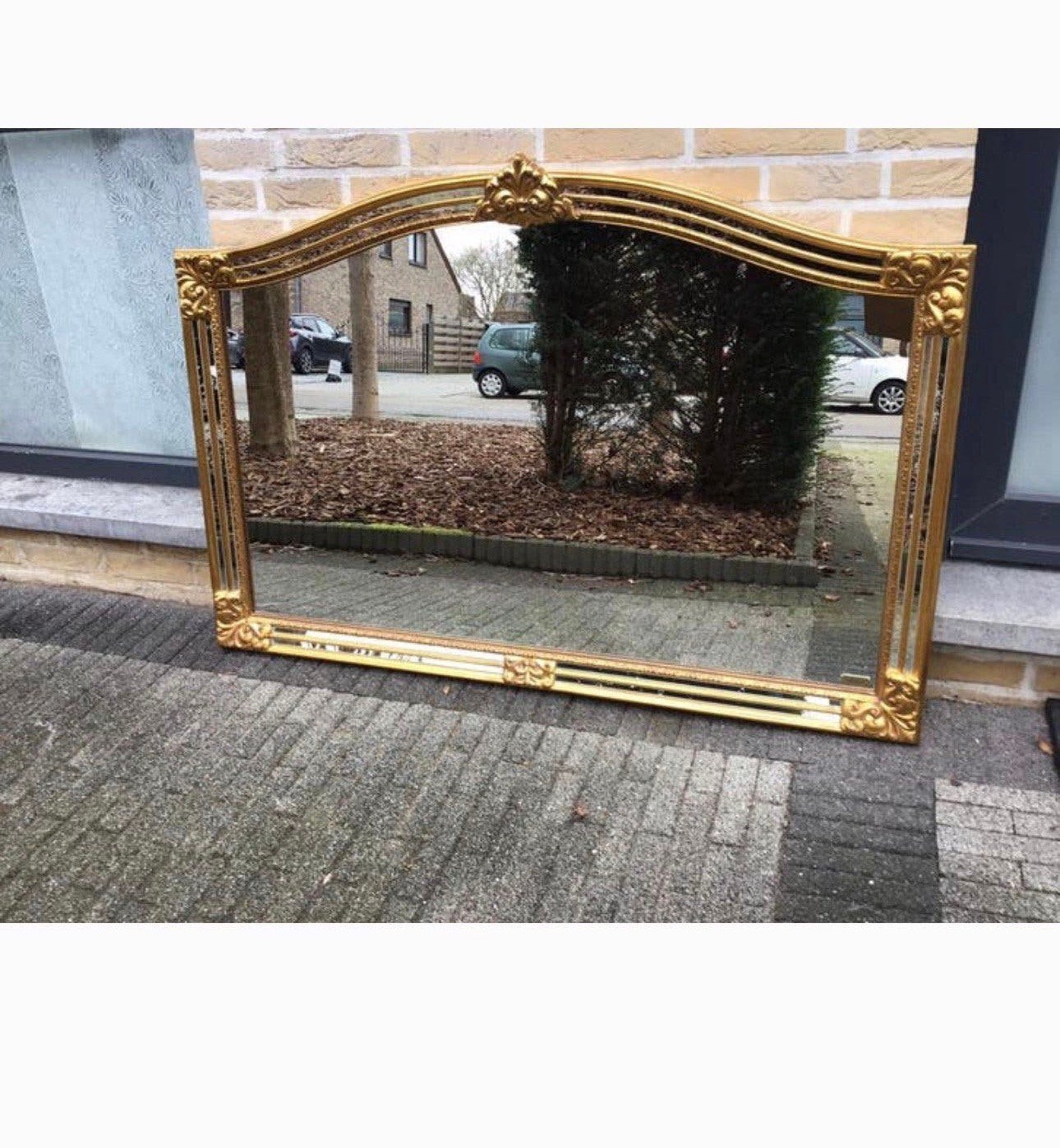 Deknudt verguld spiegel, Antiek en Kunst, Ophalen of Verzenden