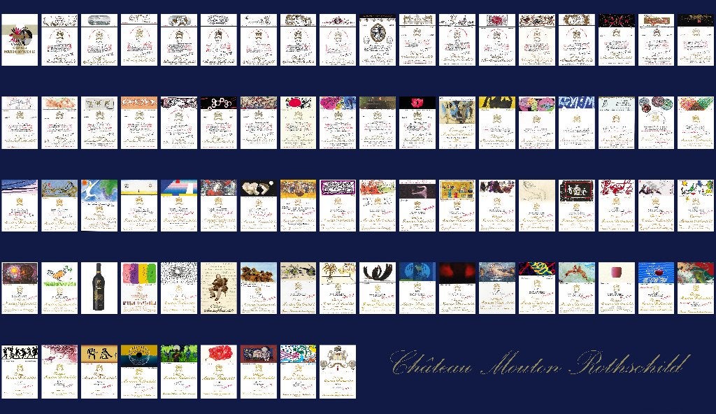 Affiche Château Mouton Rothschild, Ophalen of Verzenden