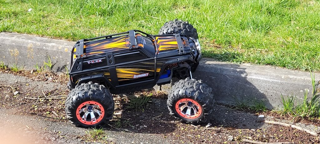 rc auto traxxas, Gebruikt, Auto offroad, RTR (Ready to Run), Ophalen