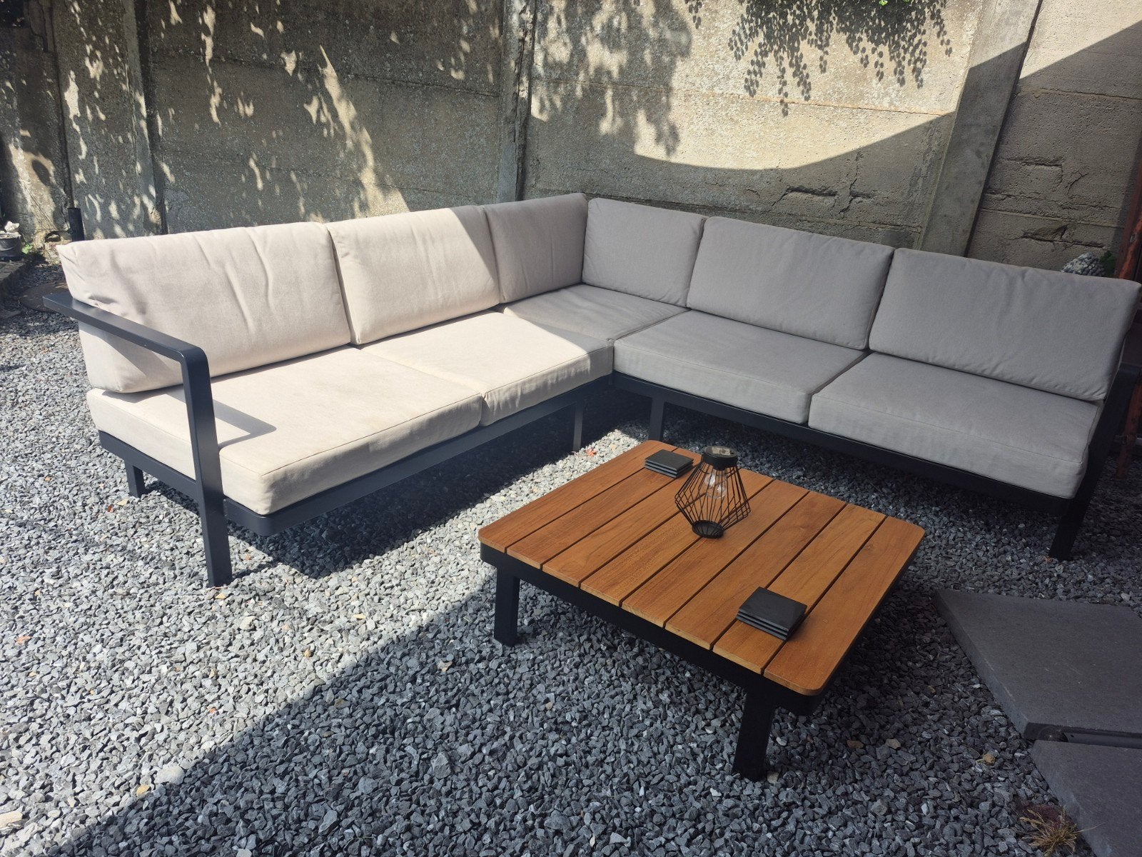 Salon de jardin,  Lounge., Jardin & Terrasse, 5 places, Salons de jardin, Aluminium, Comme neuf