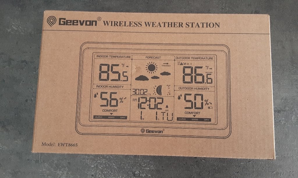 Geevon weerstation, Ophalen, Nieuw, Weerstation