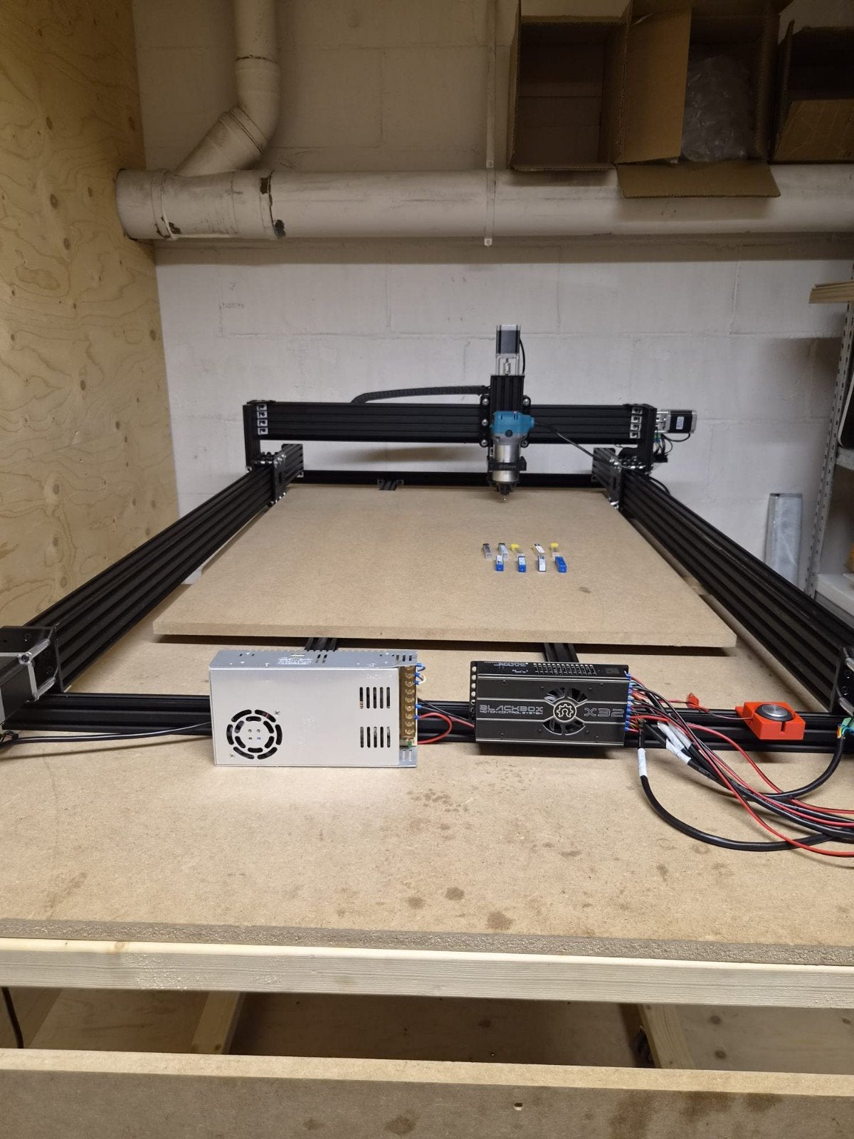 cnc freesmachine 1500x1000mm, Ophalen of Verzenden, Zo goed als nieuw, Elektrisch, Bovenfrees