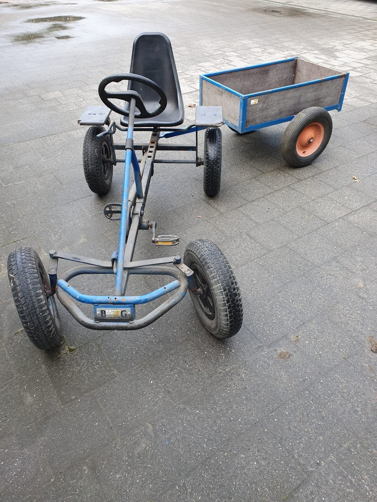 Berg go-cart., Kinderen en Baby's, Ophalen, Gebruikt, Berg, Met kar of aanhanger