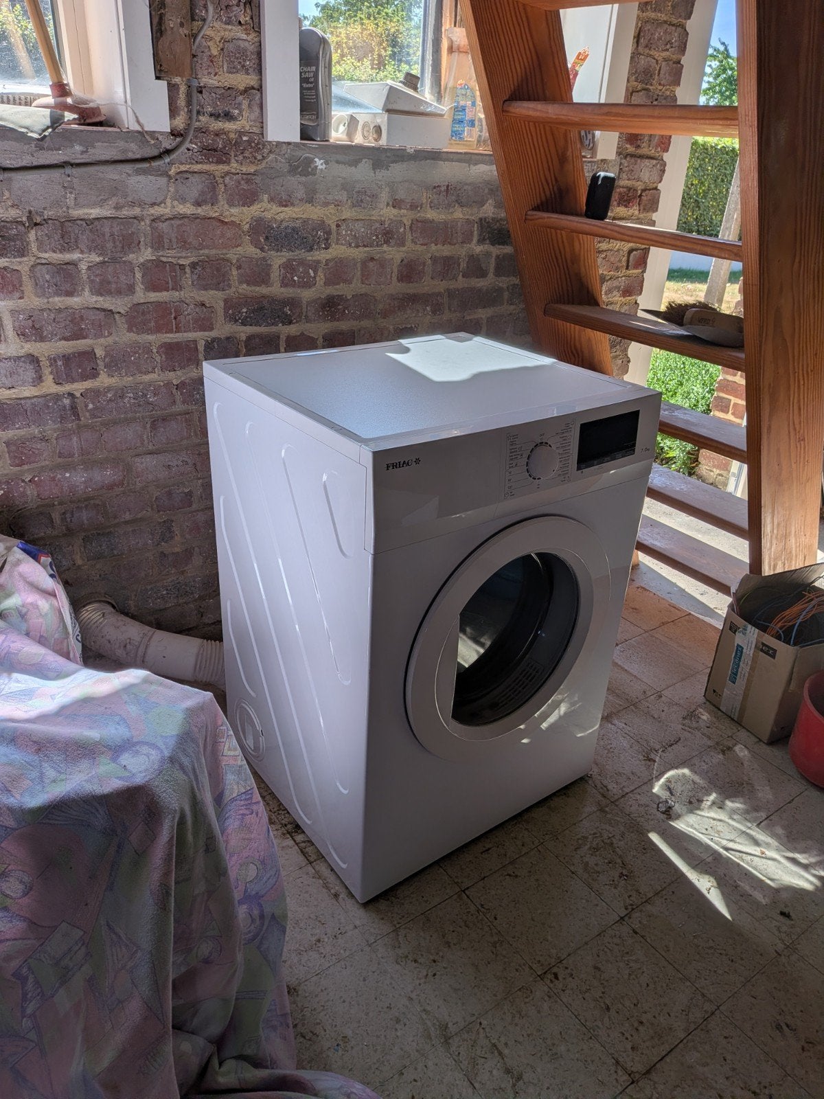 droogkast 7kg Friac, Ophalen, 6 tot 8 kg, Luchtafvoer, Nieuw