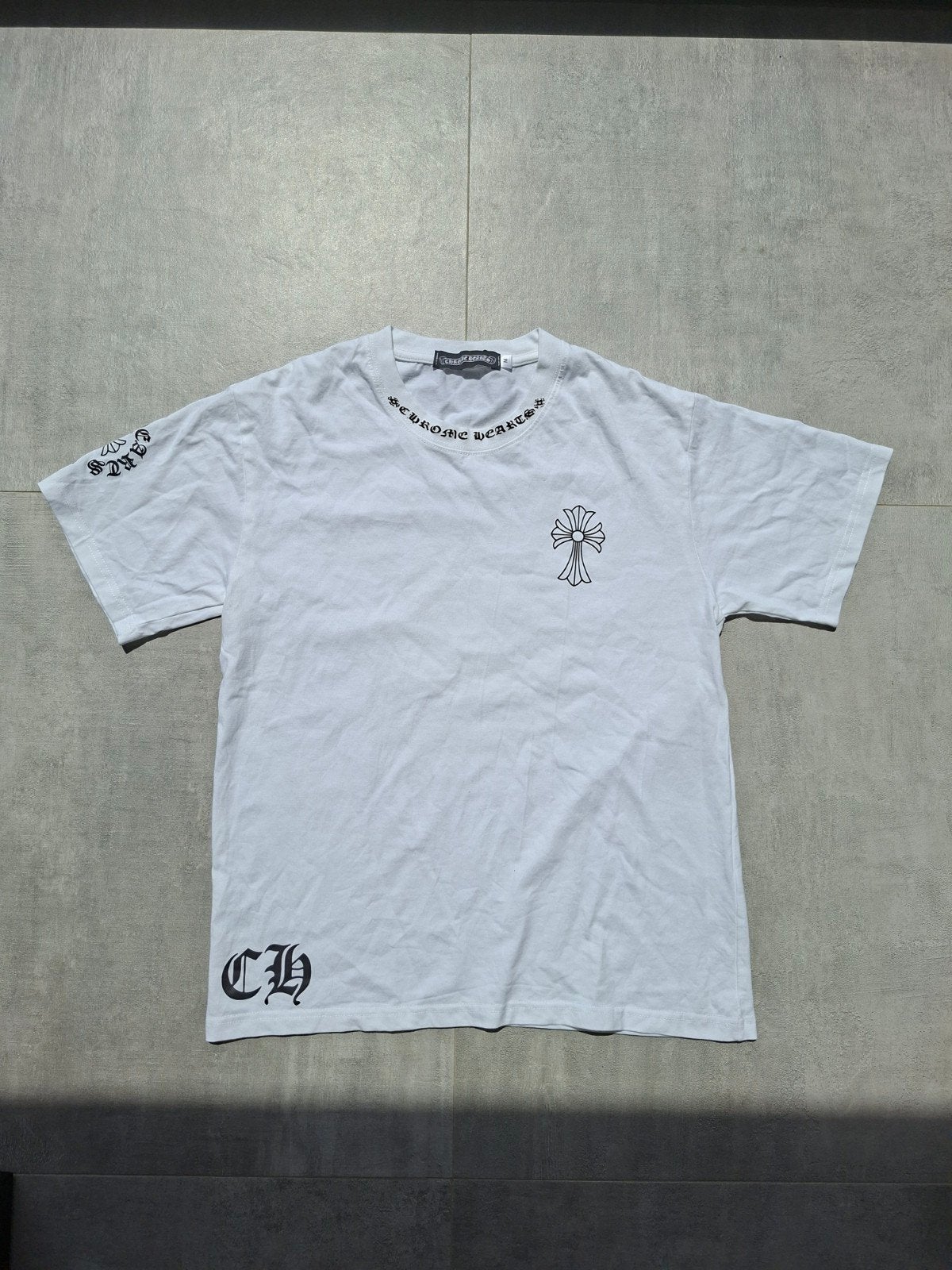 Chrome Hearts T-shirt- wit – Maat M, Kleding | Heren, T-shirts, Chrome Hearts, Maat 48/50 (M), Wit, Nieuw
