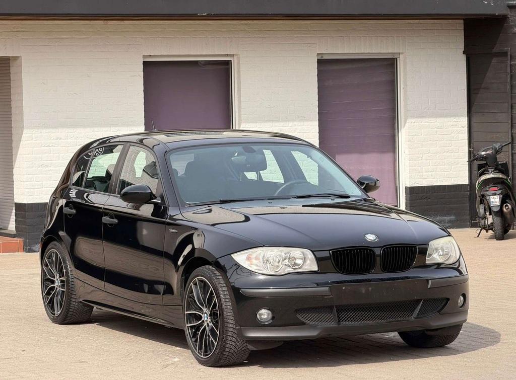 BMW 1 serie, Zwart, Zwart, 5 deurs, Particulier