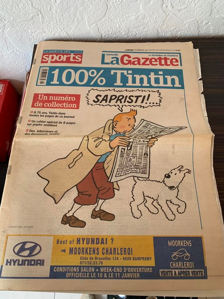 LOT TINTIN, Ophalen of Verzenden