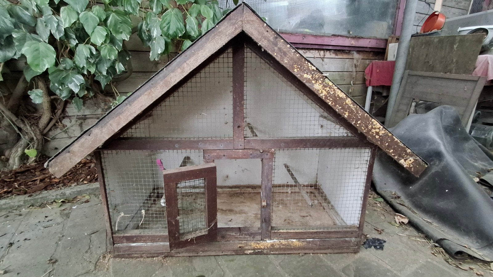 vogelkooi buiten, Animaux & Accessoires, Oiseaux | Cages & Volières, Enlèvement, Cage à oiseaux