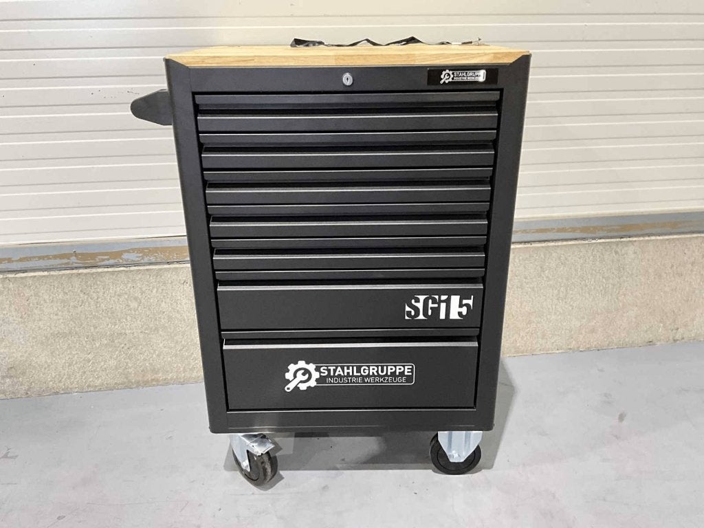 Stalhgruppe sg15 gevulde gereedschapswagen, Doe-het-zelf en Bouw, Ophalen, Gevuld, Nieuw