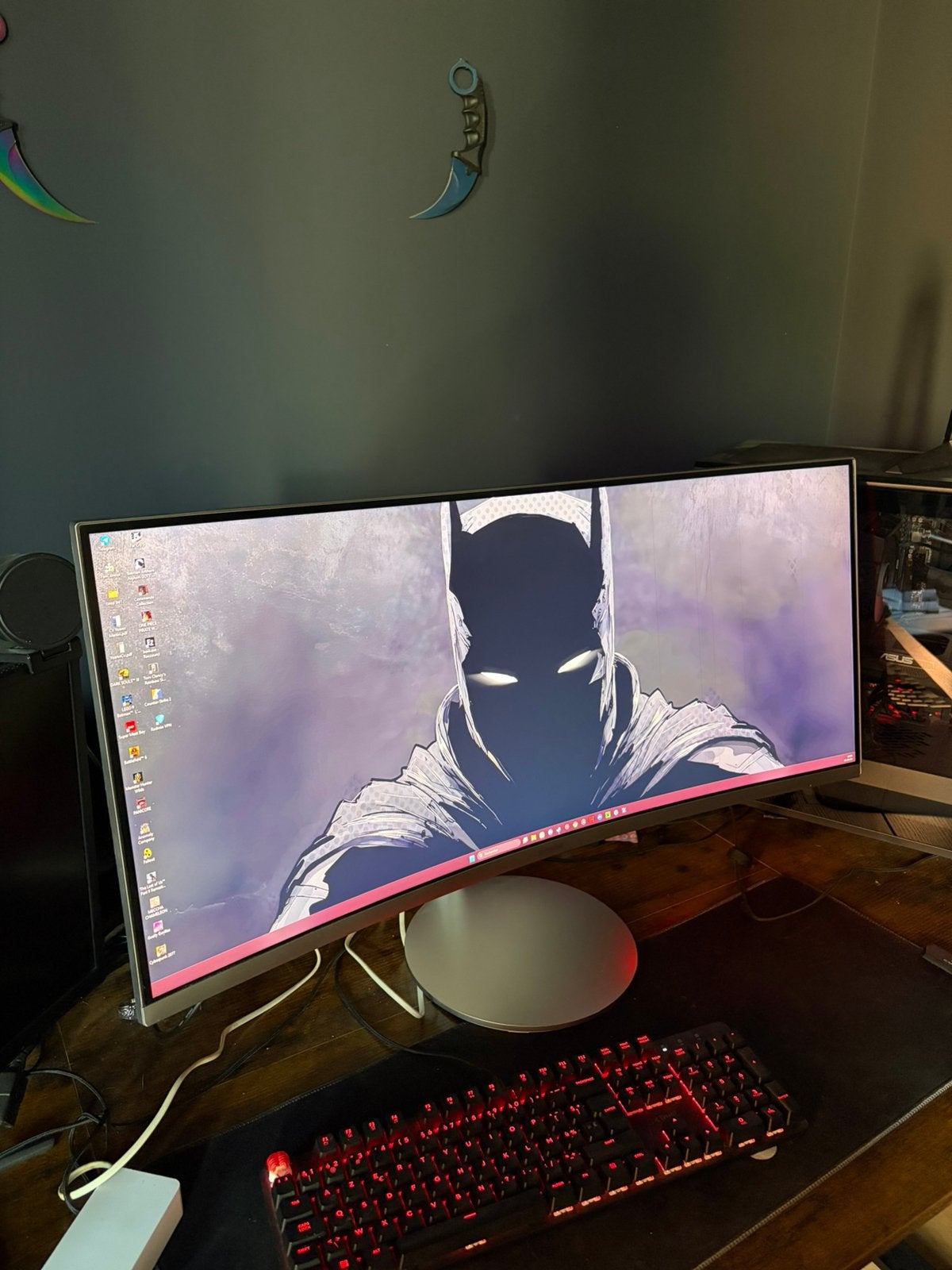 Samsung 34-inch gebogen QLED UWQHD 100 Hz QLED-gamescherm, Computers en Software, Desktop Pc's, Zo goed als nieuw, Gaming, Ophalen of Verzenden