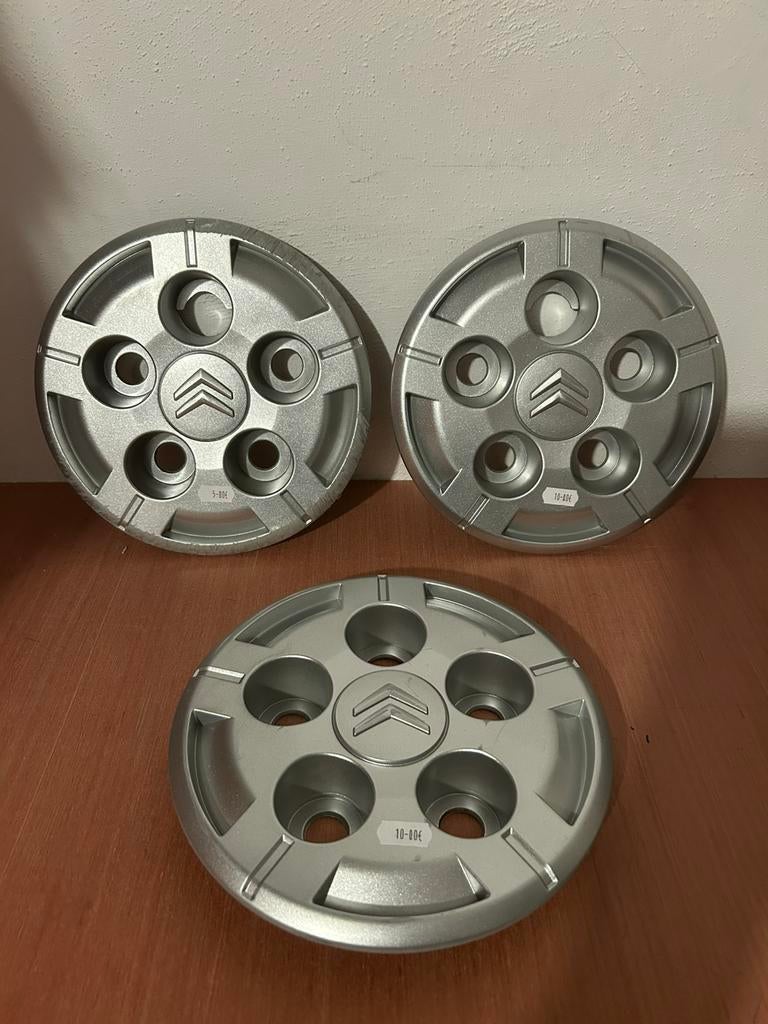 3 originele Citroën jumperwieldoppen, Auto diversen, Wieldoppen, Gebruikt, Ophalen of Verzenden