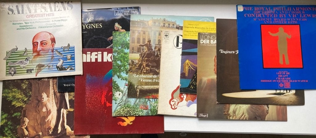 Verzamelbox van 10 Lp's Klassiek muziek, Enlèvement ou Envoi, Housse de protection extérieure, Comme neuf, Classicisme