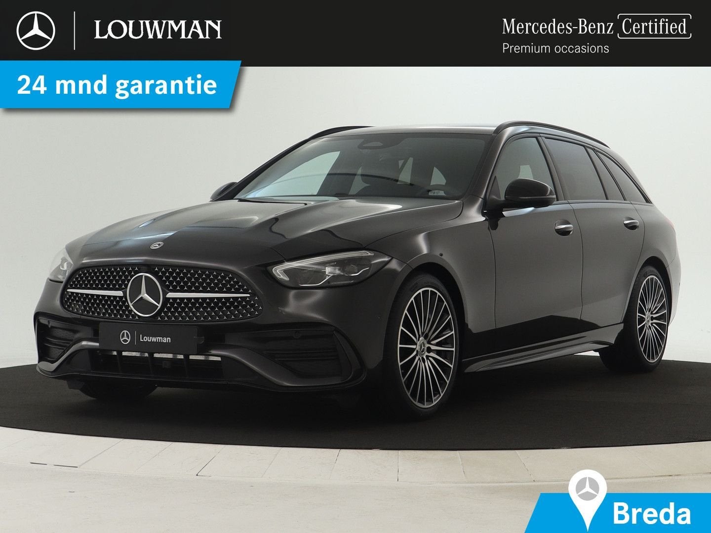 Mercedes-Benz C 180 Estate AMG Nightpakket | Trekhaak | Alar, Auto's, Automaat, Zwart, Break, 153 g/km