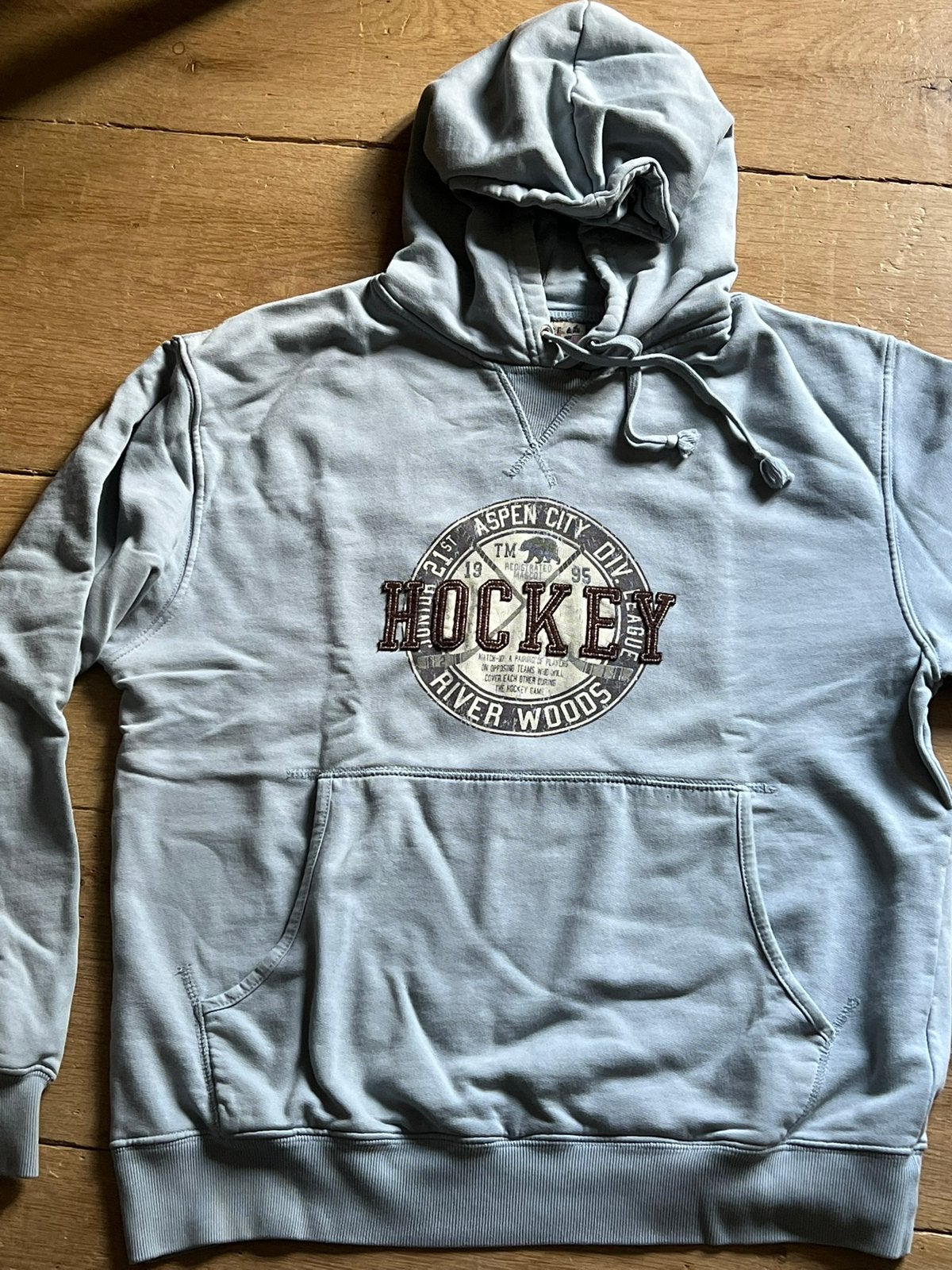 Hoodie River Woods smal, Ophalen, Zo goed als nieuw, Maat 46 (S) of kleiner, Blauw