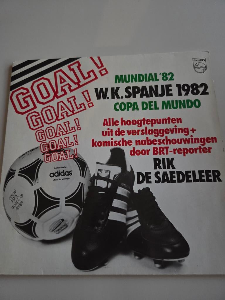 LP hoogtepunten Mundial 1982, commentaar Rik De Saedeleer, Ophalen of Verzenden