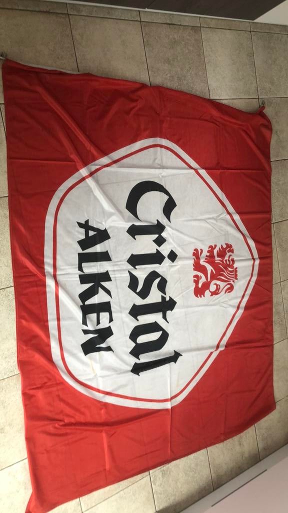 Vlag Cristal Alken, Divers, Drapeaux & Banderoles, Enlèvement, Comme neuf