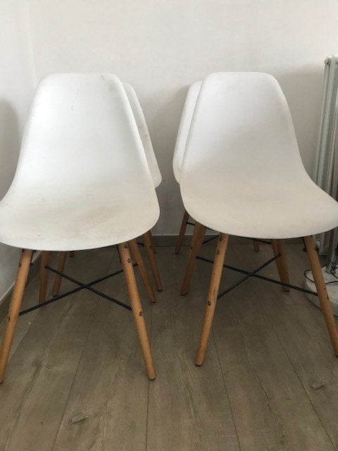 GRATIS 4 stoelen, Huis en Inrichting, Ophalen, Gebruikt