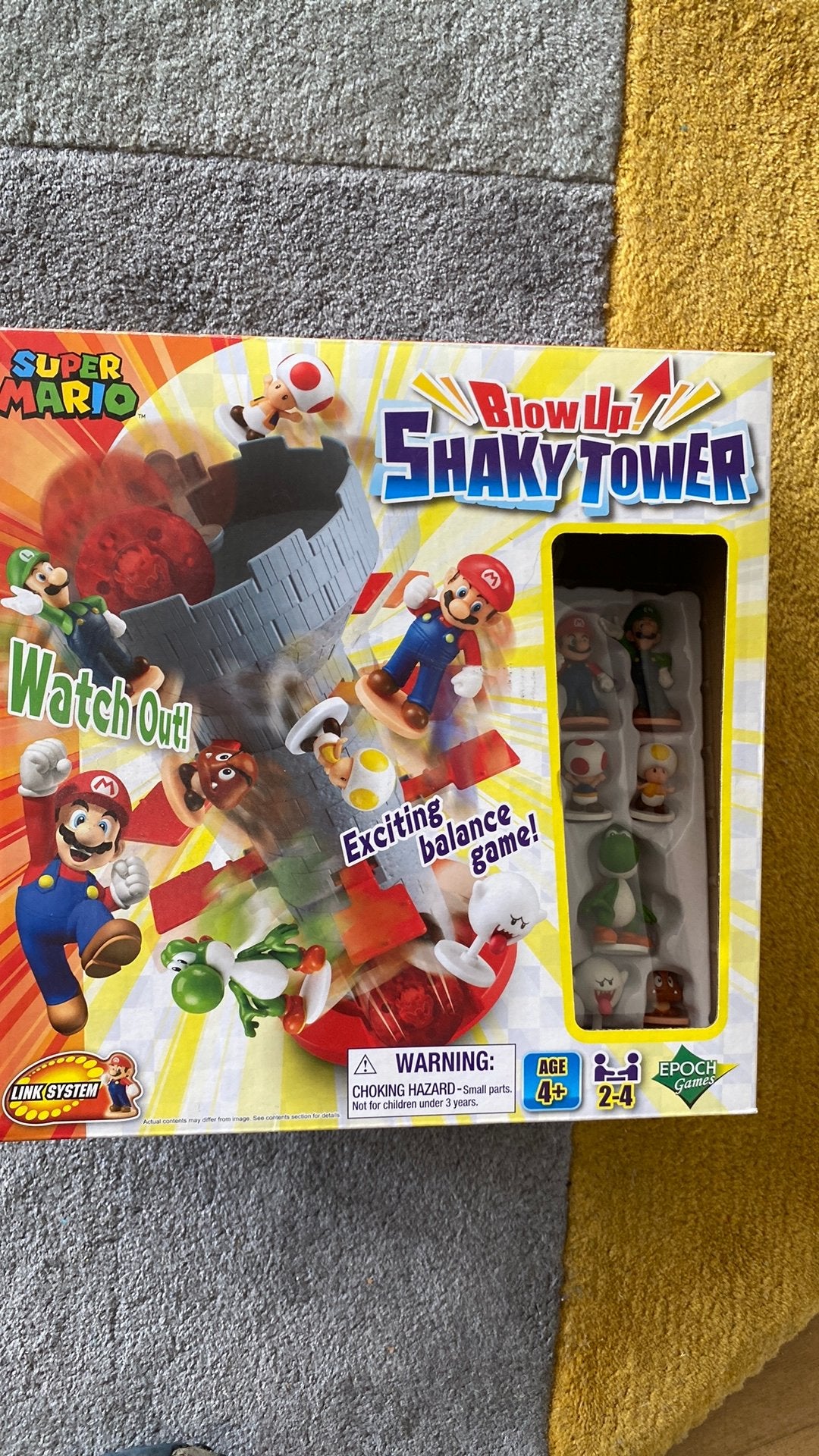 Super Mario Blow up Shaky tower, Enlèvement, 10 à 50 pièces, Neuf, 4 à 6 ans