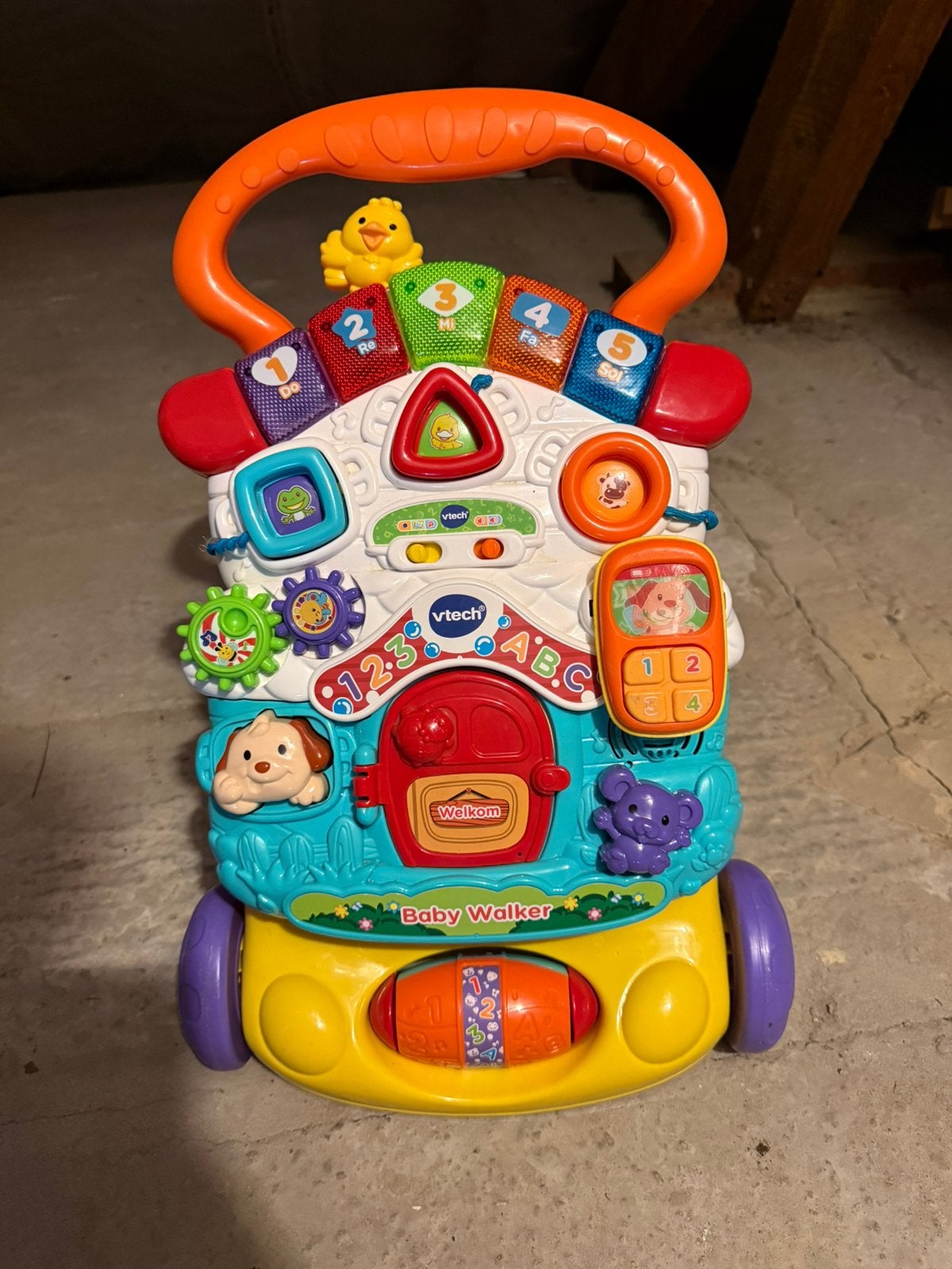 Loopwagen Vtech - prima staat!, Kinderen en Baby's, Ophalen, Zo goed als nieuw