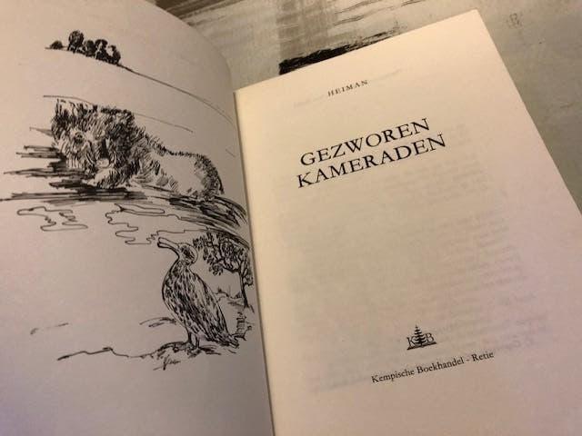 Gezworen kameraden - Heiman *vintage jeugdboek*, Boeken, Gelezen, Heiman, 5 of 6 jaar, Fictie algemeen