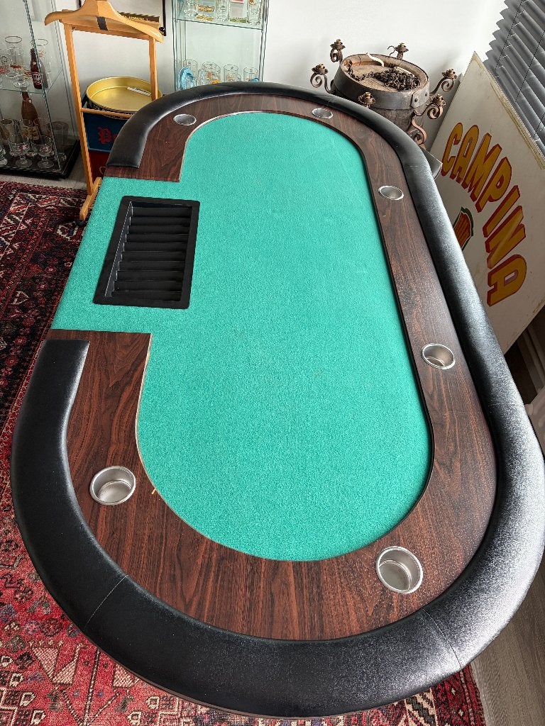 Pokertafel, Hobby en Vrije tijd, Gezelschapsspellen | Kaartspellen, Vijf spelers of meer, Ophalen, Gebruikt