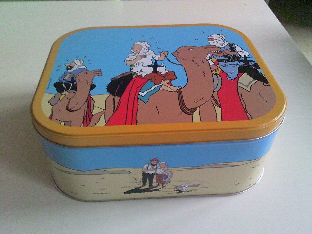 Kuifje , blikken doos ., Verzamelen, Ophalen of Verzenden, Kuifje