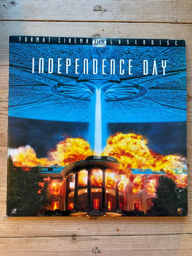 LaserDisc — Onafhankelijkheidsdag — THX — PAL, Ophalen of Verzenden, Zo goed als nieuw, Film