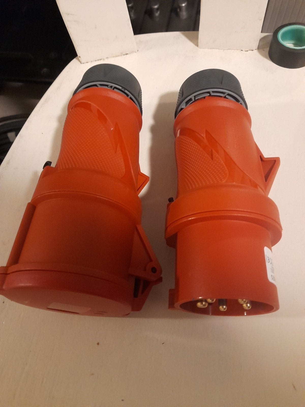 Mennekes 400V 32A 5P CEE stekker en stopcontact, Doe-het-zelf en Bouw, Ophalen of Verzenden