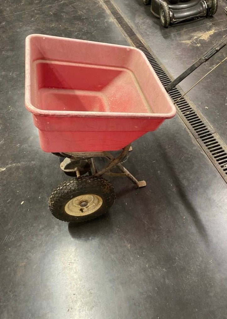 Meststoffen strooiwagen, Tuin en Terras, Ophalen, Gebruikt
