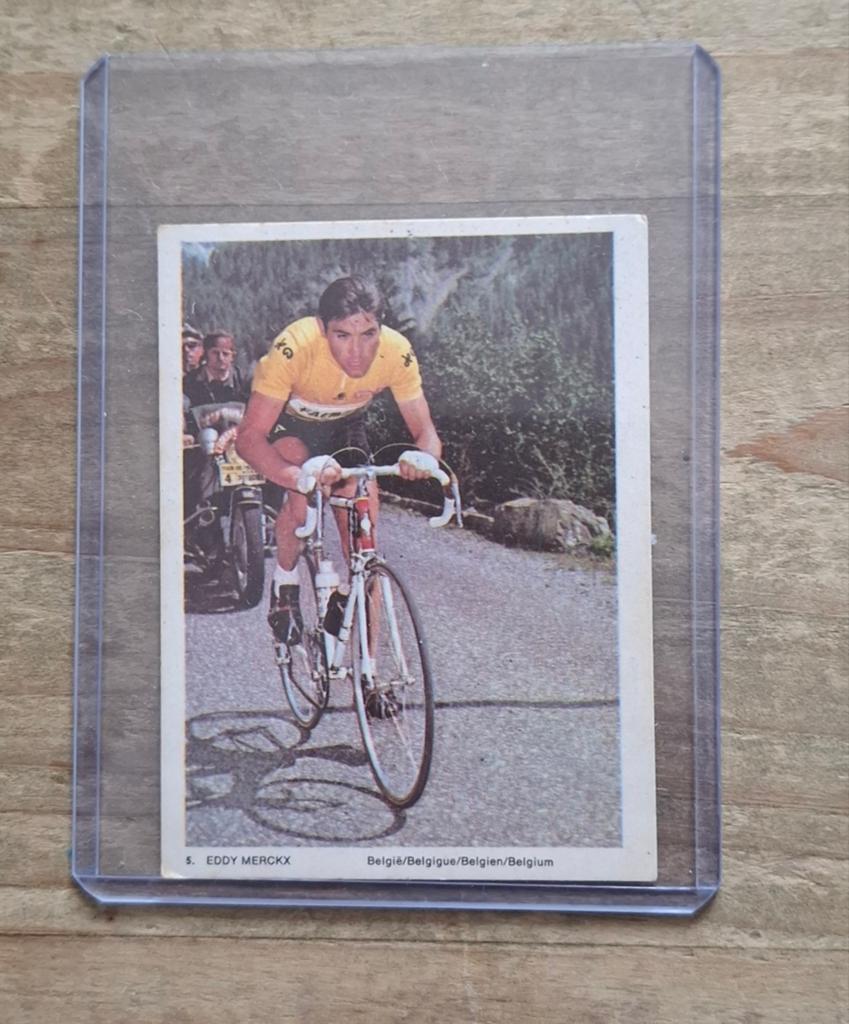 Panini images cyclisme Eddy Merckx Van aert Gilbert contador, Enlèvement ou Envoi, Image